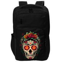 Frida Calavera Dia De Los Muertos Day Of The Dead Impact Tech Backpack