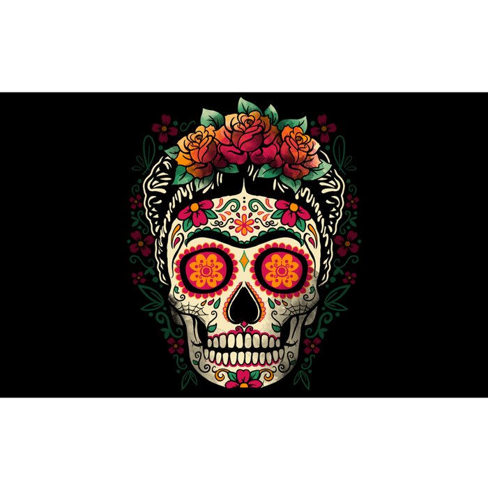 Frida Calavera Dia De Los Muertos Day Of The Dead Bumper Sticker