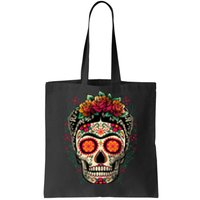 Frida Calavera Dia De Los Muertos Day Of The Dead Tote Bag