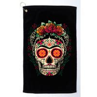 Frida Calavera Dia De Los Muertos Day Of The Dead Golf Towel