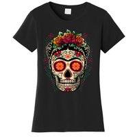 Frida Calavera Dia De Los Muertos Day Of The Dead Women's T-Shirt