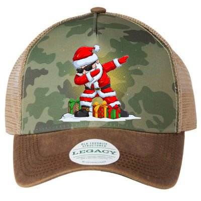 Funny Christmas Dabbing Santa Claus Legacy Tie Dye Trucker Hat