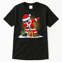 Funny Christmas Dabbing Santa Claus Tall T-Shirt