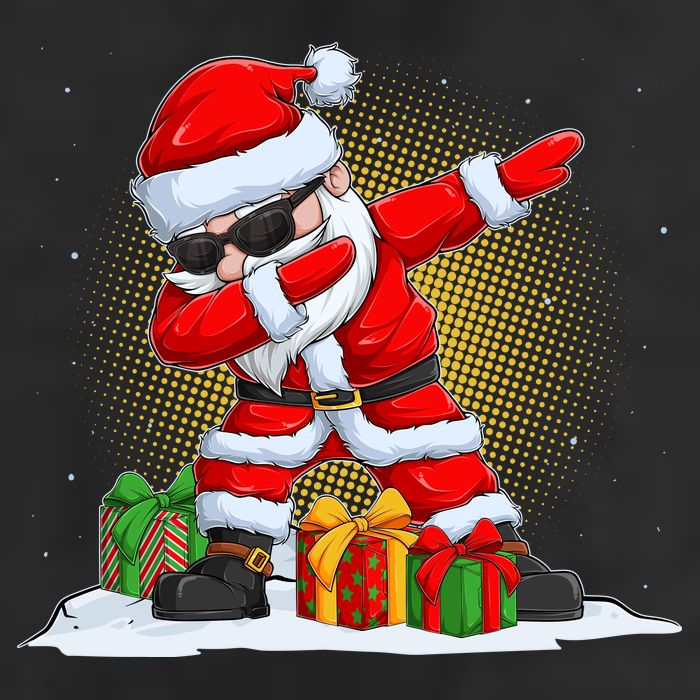 Funny Christmas Dabbing Santa Claus Adult Drive Performance Visor