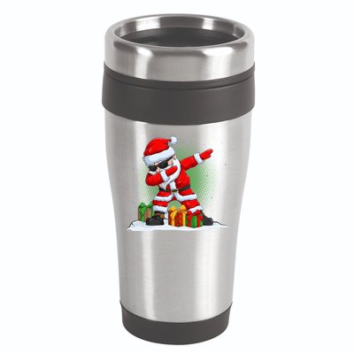 Funny Christmas Dabbing Santa Claus 16oz Travel Tumbler