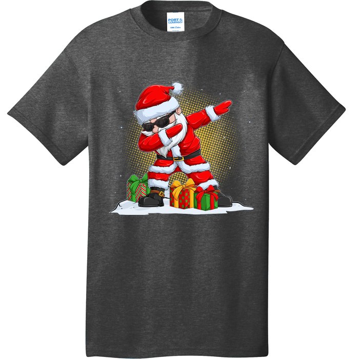 Funny Christmas Dabbing Santa Claus T-Shirt