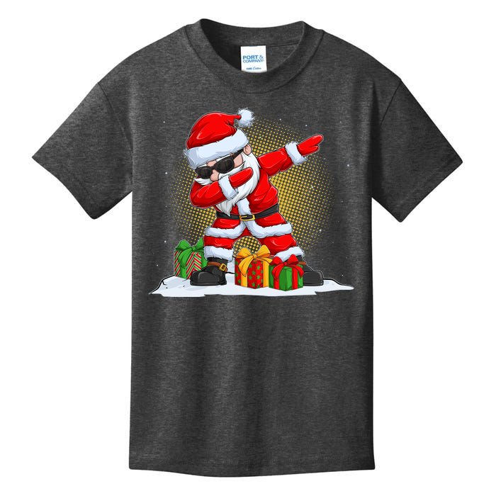 Funny Christmas Dabbing Santa Claus Kids T-Shirt