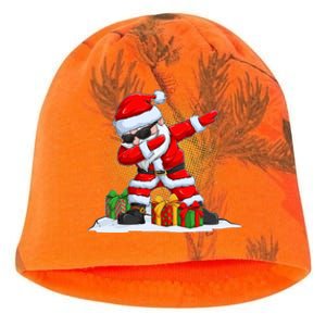 Funny Christmas Dabbing Santa Claus Kati - Camo Knit Beanie