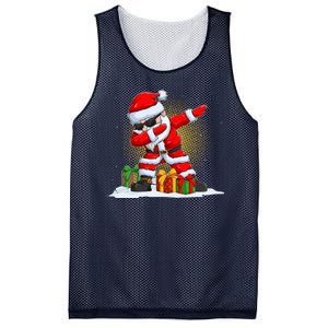 Funny Christmas Dabbing Santa Claus Mesh Reversible Basketball Jersey Tank