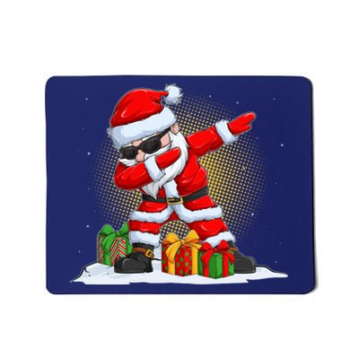 Funny Christmas Dabbing Santa Claus Mousepad