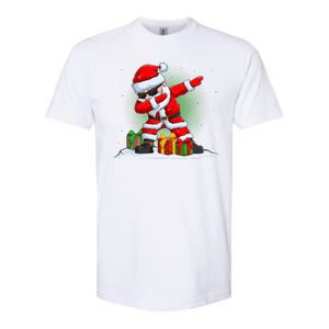 Funny Christmas Dabbing Santa Claus Softstyle CVC T-Shirt