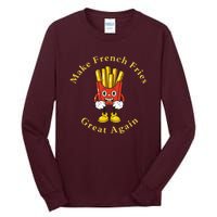 Funny Conservative Donald Trump Make French Fries Great Again Tall Long Sleeve T-Shirt