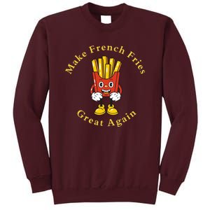 Funny Conservative Donald Trump Make French Fries Great Again Tall Sweatshirt