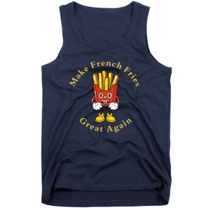 Funny Conservative Donald Trump Make French Fries Great Again Tank Top