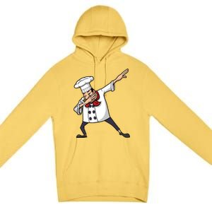 Funny Chef Design For Men Women Cook Hiphop Dabbing Dance Premium Pullover Hoodie