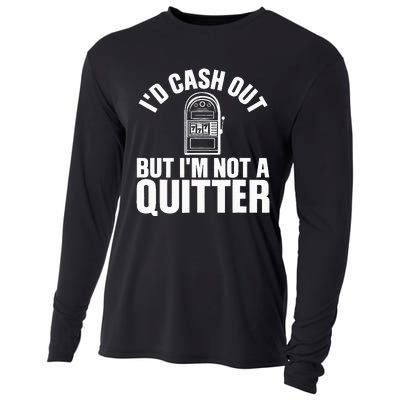 Funny Casino Designs For  Gambling Game Players Cooling Performance Long Sleeve Crew