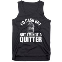 Funny Casino Designs For  Gambling Game Players Tank Top