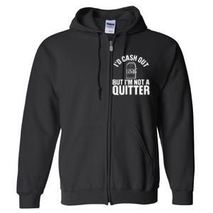 Funny Casino Designs For  Gambling Game Players Full Zip Hoodie