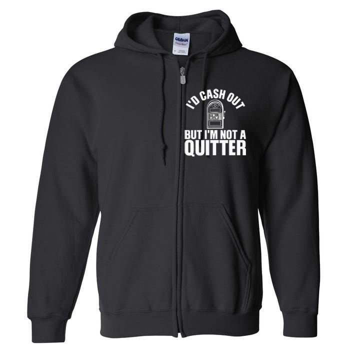 Funny Casino Designs For  Gambling Game Players Full Zip Hoodie