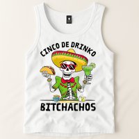 Funny Cinco De Drinko Bitchachos Mexican Fiesta Drinking Tank Top