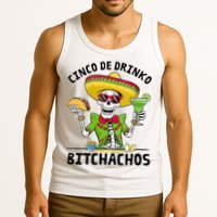 Funny Cinco De Drinko Bitchachos Mexican Fiesta Drinking Tank Top