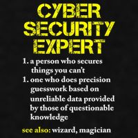 Funny Cybersecurity Definition Expert Computer Engineer TShirt Ladies PosiCharge Tri-Blend Wicking Tank