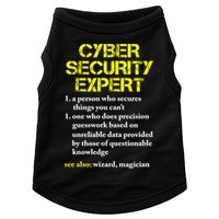 Funny Cybersecurity Definition Expert Computer Engineer TShirt Doggie Tank