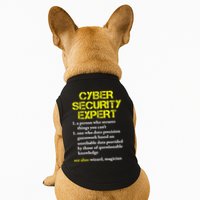 Funny Cybersecurity Definition Expert Computer Engineer TShirt Doggie Tank