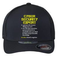 Funny Cybersecurity Definition Expert Computer Engineer TShirt Flexfit Unipanel Trucker Cap