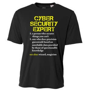 Funny Cybersecurity Definition Expert Computer Engineer TShirt Cooling Performance Crew T-Shirt