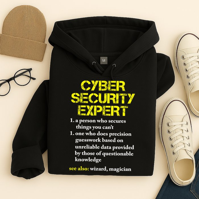 Funny Cybersecurity Definition Expert Computer Engineer TShirt Hoodie