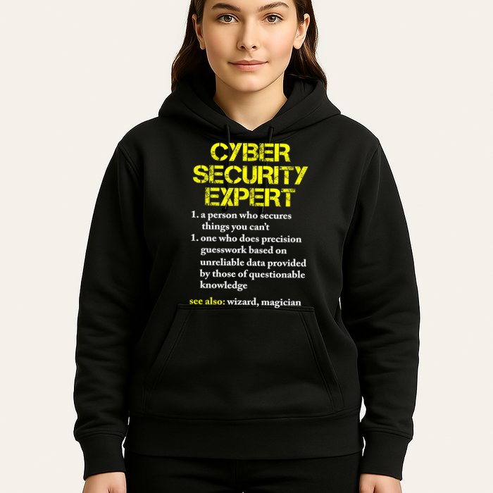 Funny Cybersecurity Definition Expert Computer Engineer TShirt Hoodie