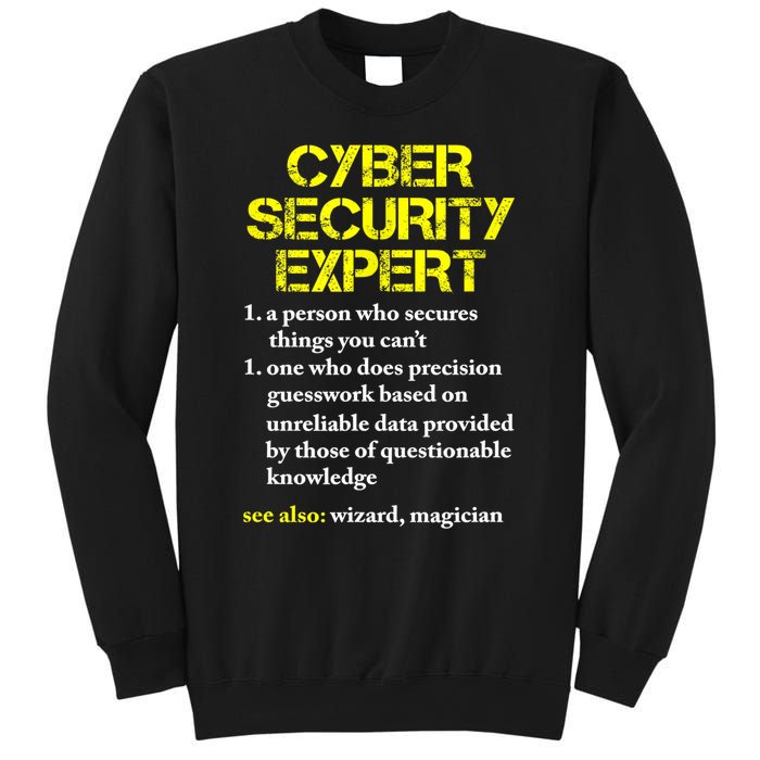 Funny Cybersecurity Definition Expert Computer Engineer TShirt Sweatshirt