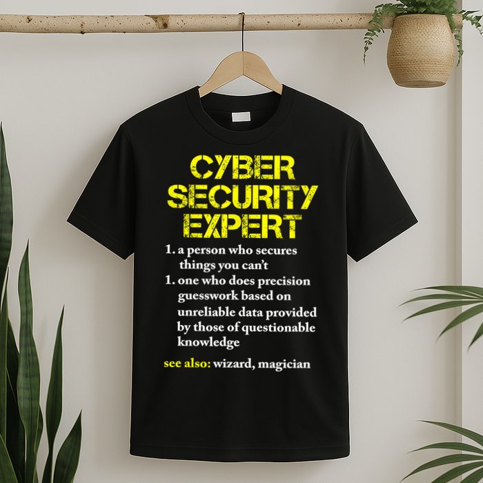 Funny Cybersecurity Definition Expert Computer Engineer TShirt T-Shirt