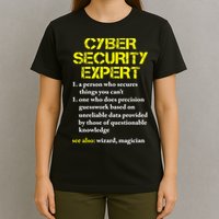 Funny Cybersecurity Definition Expert Computer Engineer TShirt T-Shirt