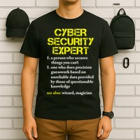 Funny Cybersecurity Definition Expert Computer Engineer TShirt T-Shirt