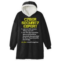 Funny Cybersecurity Definition Expert Computer Engineer TShirt Hooded Wearable Blanket
