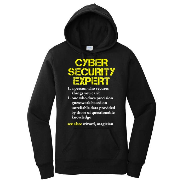 Funny Cybersecurity Definition Expert Computer Engineer TShirt Women's Pullover Hoodie