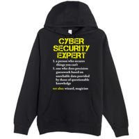 Funny Cybersecurity Definition Expert Computer Engineer TShirt Premium Pullover Hoodie