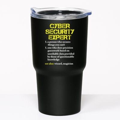 Funny Cybersecurity Definition Expert Computer Engineer TShirt Tumbler