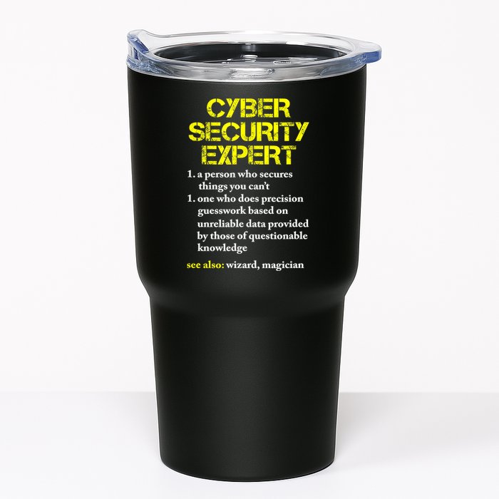 Funny Cybersecurity Definition Expert Computer Engineer TShirt Tumbler