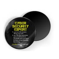 Funny Cybersecurity Definition Expert Computer Engineer TShirt Magnet