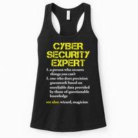 Funny Cybersecurity Definition Expert Computer Engineer TShirt Womens Tank Top