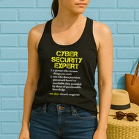 Funny Cybersecurity Definition Expert Computer Engineer TShirt Womens Tank Top