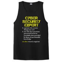 Funny Cybersecurity Definition Expert Computer Engineer TShirt PosiCharge Competitor Tank