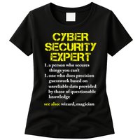 Funny Cybersecurity Definition Expert Computer Engineer TShirt Womens T-Shirt