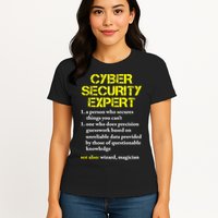 Funny Cybersecurity Definition Expert Computer Engineer TShirt Womens T-Shirt