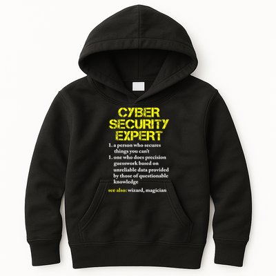 Funny Cybersecurity Definition Expert Computer Engineer TShirt Kids Hoodie