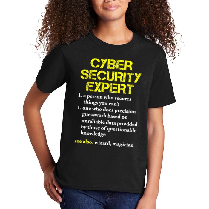 Funny Cybersecurity Definition Expert Computer Engineer TShirt Kids T-Shirt