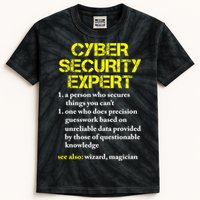 Funny Cybersecurity Definition Expert Computer Engineer TShirt Kids Tie-Dye T-Shirt